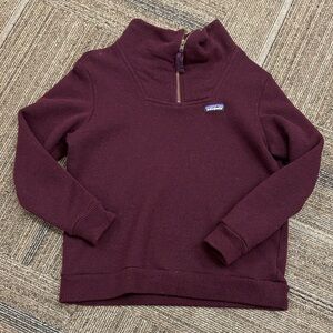 Patagonia Women's Deep Maroon Turtleneck Sweater